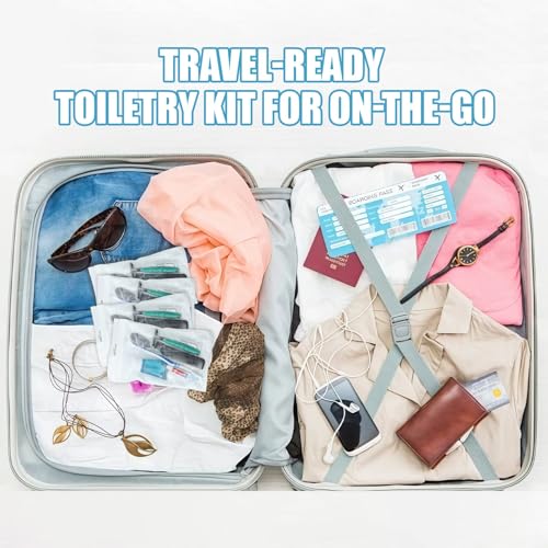 Homeless Care Package Supplies Bulk 8-in-1 Hygiene Kits - 30 Pack, Individually Packed, Travel-Size