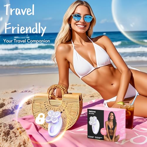 Women’s Electric Razor for Legs 5D Floating Shaving Head Lavender - Rechargeable