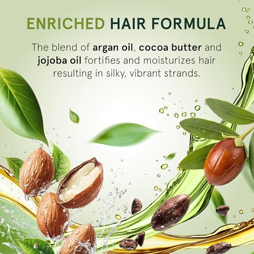 Inoar Argan Shampoo & Moisturizing Conditioner Haircare Set with Argan Oil & Cocoa Butter, Helps Smooth & Hydrate, 2 x 16.9 fl oz