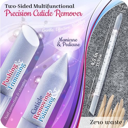 Gladzy Czech Glass Nail File Set - All-in-One Manicure & Pedicure Kit
