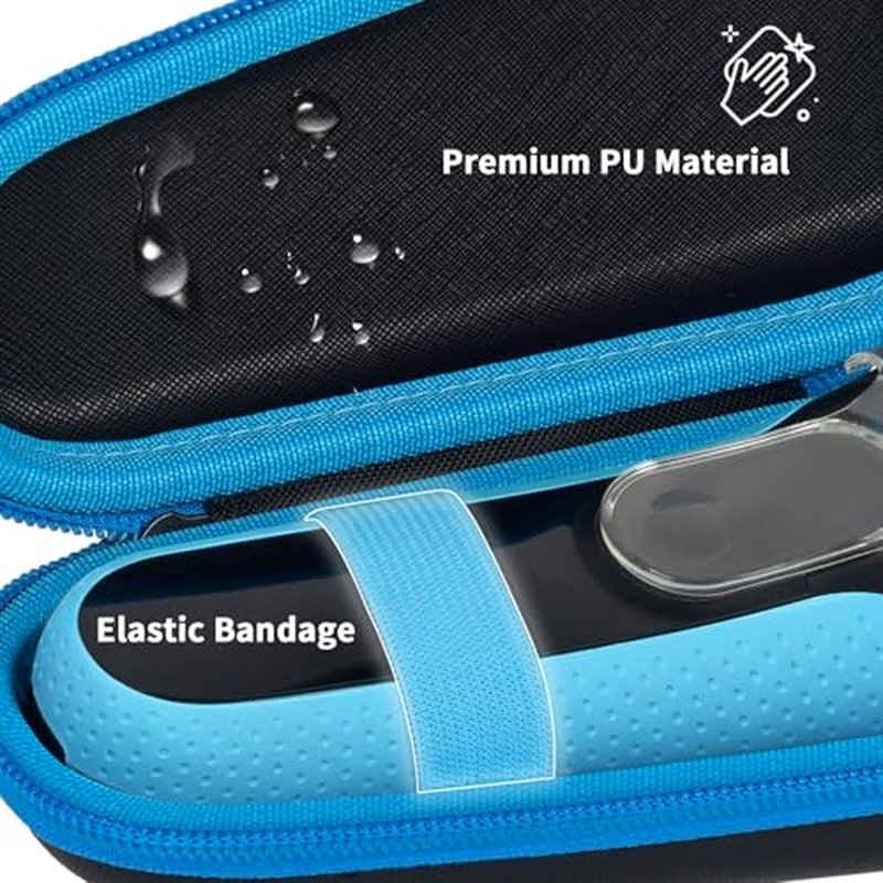 ALKOO Beard Trimmer Case Compatible with Braun Electric Series 3/5/ 3040s/ 3010S/ 5018s/ 5140s Razor, Holder for Rechargeable Wet & Dry Foil Shaver for Men Hair Face, Cutter Head Bag - Box Only