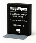 Oil Control Charcoal Face Wipes for Men - Matte Finish, 100 Pocket-Size, Vegan & Fragrance-Free