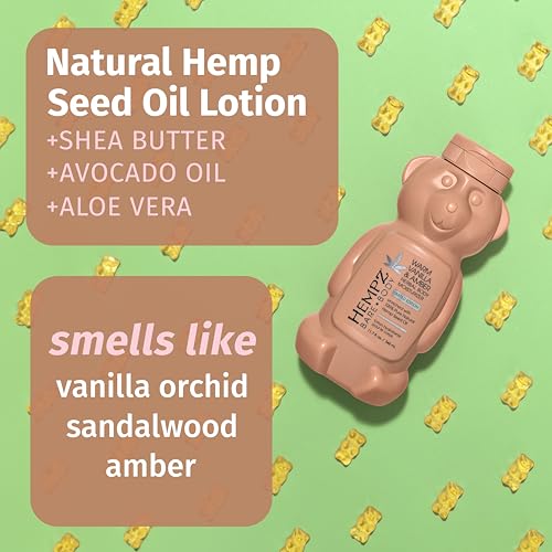 Hempz Bare Body Moisturizer with Warm Vanilla & Amber - 11.7 oz, Pack of 1