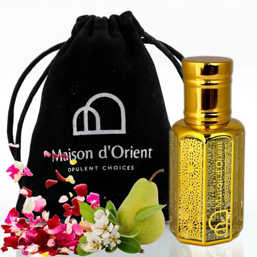 Petal Bliss Perfume Oil 12?mL ? Fruity Floral with Pear Jasmine and Musk. Alcohol Free Long Lasting Oil, Compliment Magnet