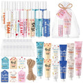 12sets/48pcs Best Team Ever Gifts Team Appreciation Thank You Gifts for Coworkers Women Employee Appreciation Gift Party Favors Basket Stuffers Items Travel Hand Lotion and Lip Balm Set