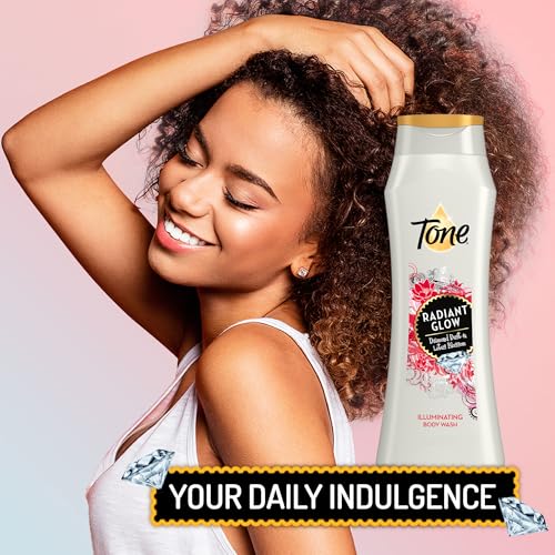Tone Radiant Glow Body Wash with Diamond Dust & Lotus Blossom - 16 Fl Oz, 6-Pack