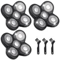 5D Blades Shaver Replacement Heads,Head Electric Razor Shaving Compatible with Frbid Replacement Blades Shaver kit for Bald Men with 3 Cleaning Brush, 3 Pack by Plantarecover