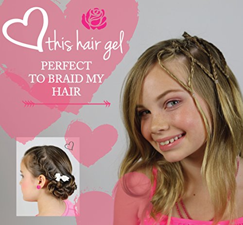 Kids Hair Gel Light Hold Organic Aloe Vera Vitamins 4oz Pack of 2