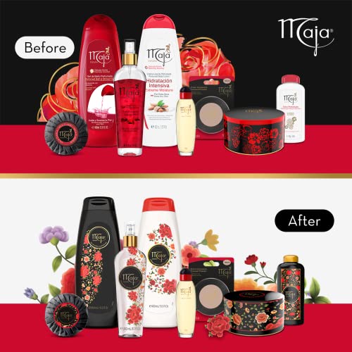 Maja Cologne, Oriental Fragrance, 1.7 Oz Bath and Shower Gel, Body Wash, 13.5 Oz Bundle