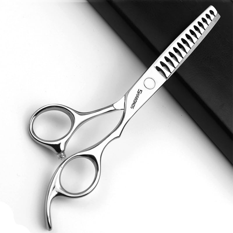 Hair Cutting Scissors Set 6 Inch Thinning & Styling Shears - Stainless Steel - Right Hand - Silver - Variation of THIS listing