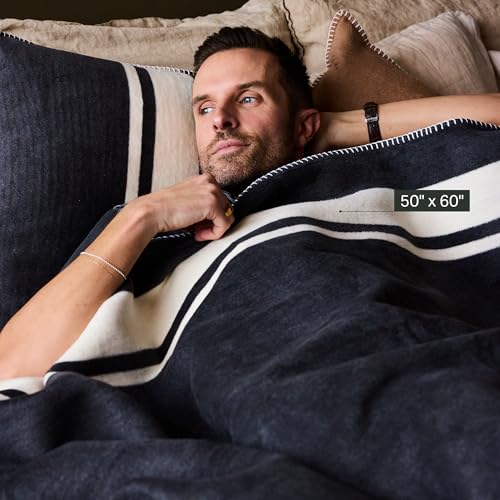 Maritime Preston Lane Highrise Throw Blanket 50x70 in Soft Cotton Blend