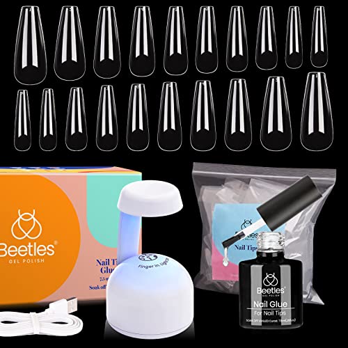 Beetles Gel Polish 5 in 1 Nail Glue and Base Gel Kit for Acrylic Nails and Gel Polish Nail Set 20 Colors Dreamy Town Collection Pastel Girly Sparkle Glitter 2023 Spring Summer Macaroon