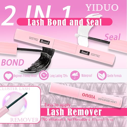 Full-Classic Lash Clusters Kit - 994 Pcs 3D Volume Extensions, 10-20mm Curly Wispy DIY Eyelash Kit