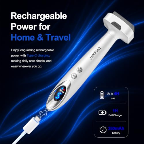 Microneedling Derma Stamp Tool 0.25mm with Red Light Vibration Rechargeable
