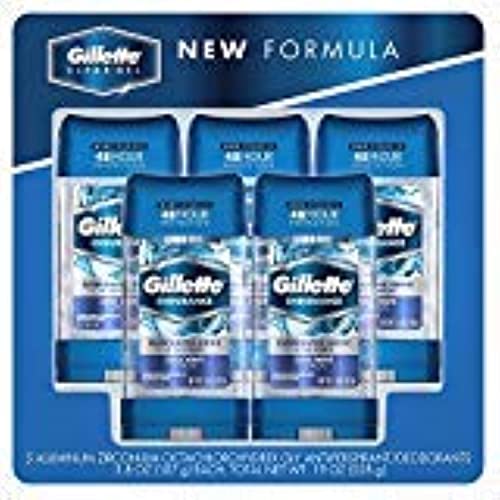 Gillette Endurance Cool Wave Deodorant Gel 3.8 oz – 5 Pack