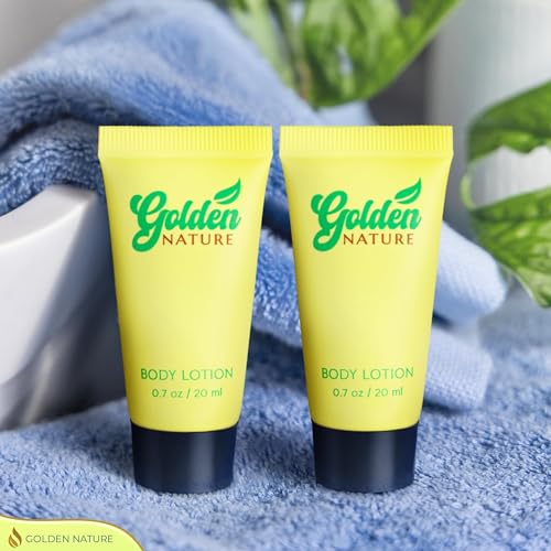 Travel Size Hotel Body Lotion - Jasmine, 0.7 fl oz, 100 PK - Delight Your Guests with Soothing & Refreshing Body Lotion - Bulk Small Size Toiletries for Airbnb, Motels & Guest Rooms