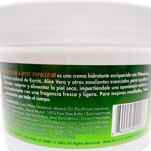 Shea Butter Body Cream with Vitamin E & Aloe Vera - 18 oz Moisturizer