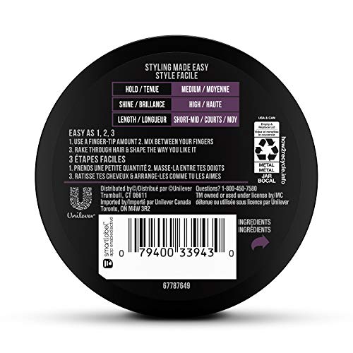 Clean Cut Look Hair Pomade for Men - Medium Hold & Shine - Pack of 3 (2.64 oz each)