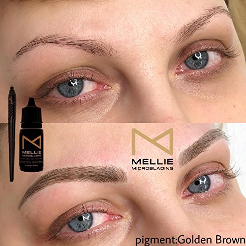Microblading Pigment 10ml - Golden Brown for Eyebrow Tattooing
