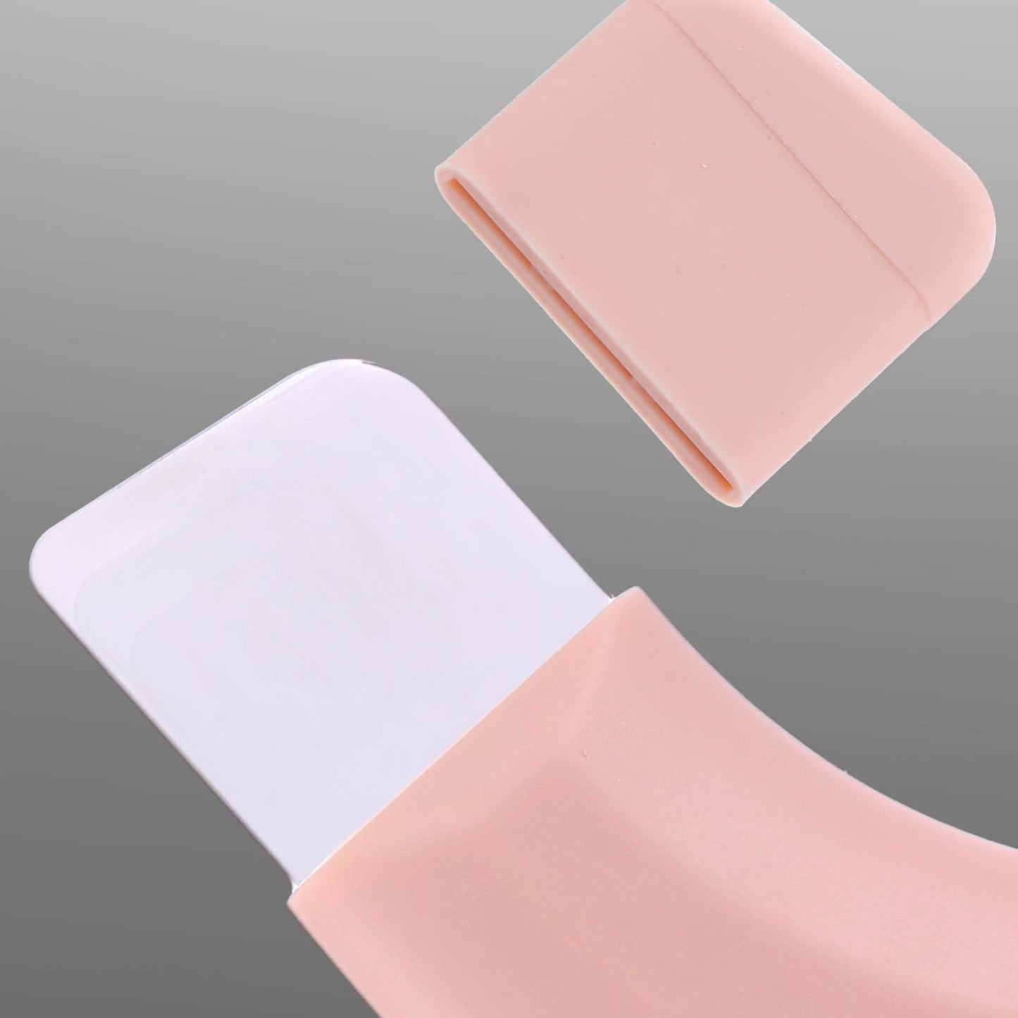 JIEYAO Blackhead Remover Tool, Silicone Nose Blackhead Scrubber Scraper Deep Clean Skin Spatulal Pore Cleaner for Men Women(Skin)