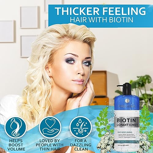 Biotin Hair Conditioner & Deep Hair Mask for Thickening & Hydration