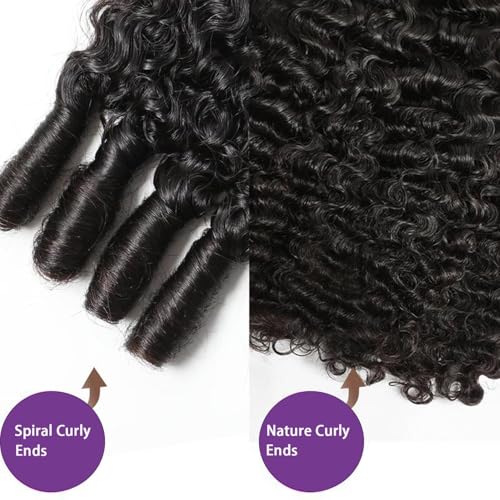 VIPbeauty Burmese Curly Human Hair Bundles 20 Inch 16A Virgin Natural Style