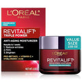 L'Oreal Paris Revitalift Triple Power Anti-Aging Face Moisturizer Unscented 2.55 Oz