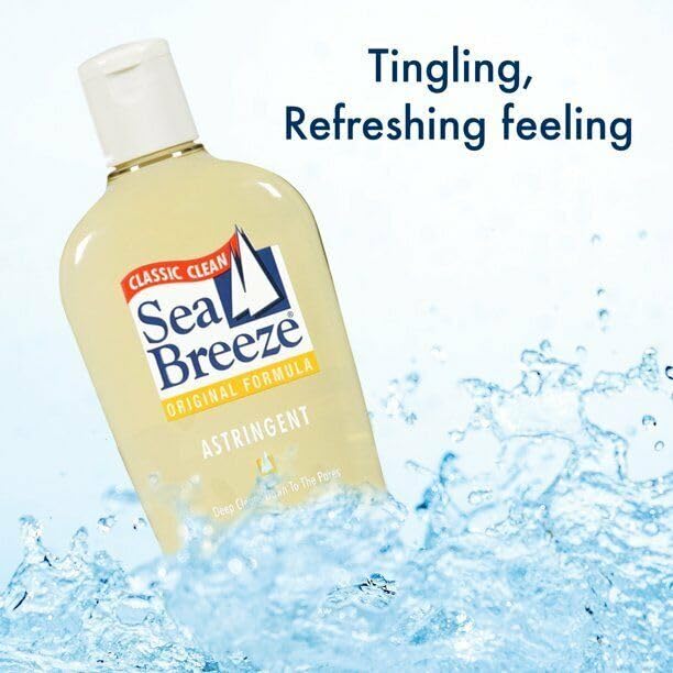 Sea Breeze Original Deep Cleaning Astringent 10oz Pack of 3 for Clearer Skin
