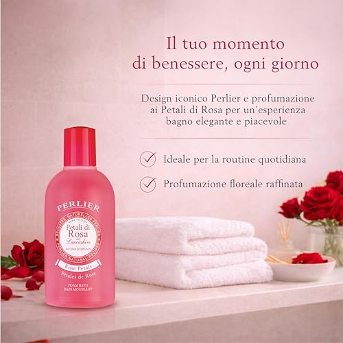 Italian Rose Body Wash 500ml - Luxurious Shower Gel for Soft Skin