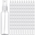 Mini Travel Spray Bottles 2 Oz Set - Clear Plastic Refillable Dispenser - 100 Pack