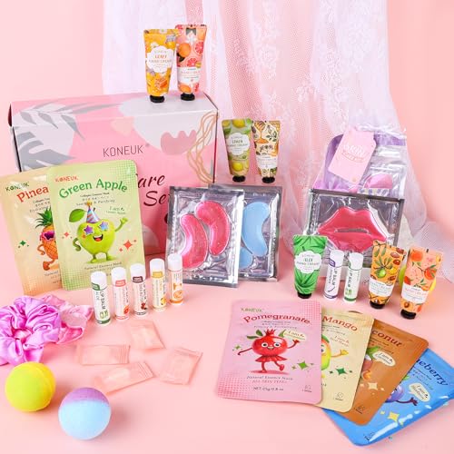 Spa Party Supplies Kit for Girls - 80 Pieces Sleepover & Birthday Set