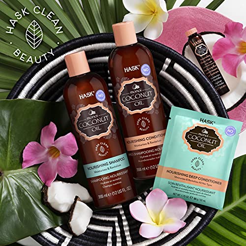 HASK Monoi Nourishing Shine Oil, 12 Count