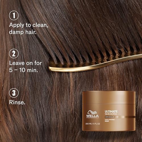 Wella Professionals Ultimate Smooth Intense Hair Mask - Deep Nourishment, 5 Fl Oz