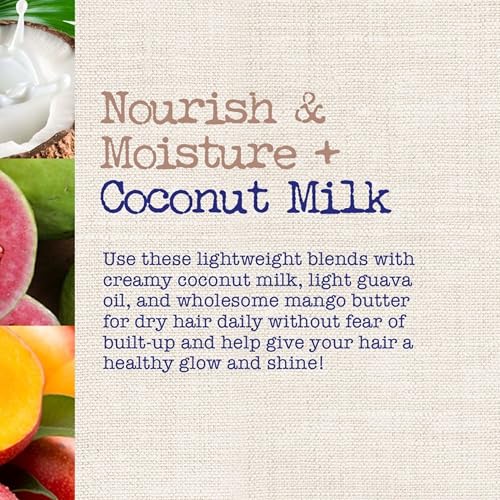 Maui Moisture Nourish & Moisture + Coconut Milk Conditioner to Hydrate and Detangle Curly Hair, Lightweight Daily Moisturizing Conditioner, Vegan, Silicone & Paraben-Free, 13 fl oz
