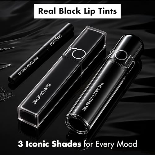 Black Lip Set - Gloss, Matte, Lip Liner - Limited Edition K-Beauty Collection