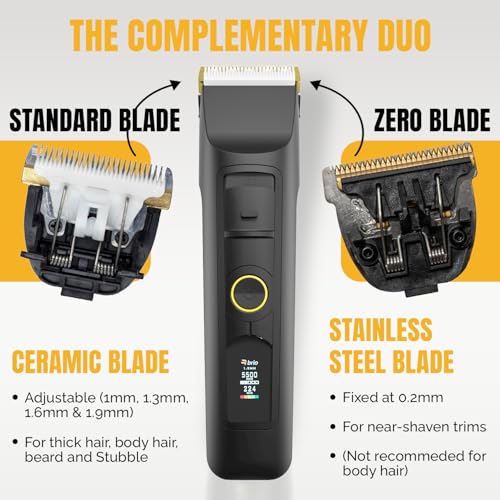 Brio Zero Blade for Beardscape V1 & V2 Trimmers - Black Variation