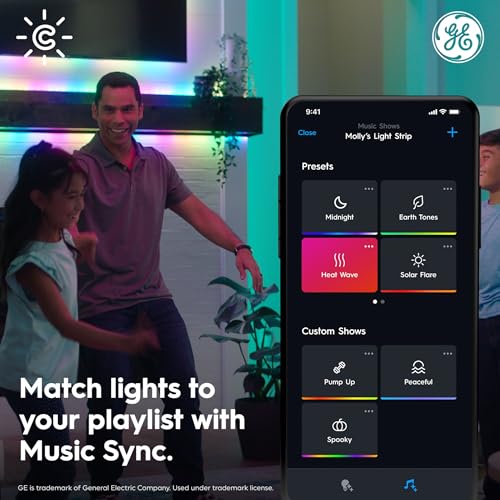 Outdoor 32ft LED Light Strip with Music Sync - Waterproof Color Changing Smart Lights