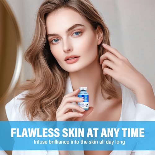 Stem Cell Anti-Aging Serum - Advanced Plant-Cell Extract Facial Serum - Firming and Hydrating Essence for a Youthful Glow, Supports Skin Barrier & Smooths the Appearance of Wrinkles