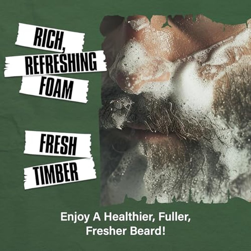 2-in-1 Beard Wash & Conditioner ? Softens & Hydrates Dry, Coarse Beards for Effortless Styling ? Cleanses & Conditions for Healthier, Fuller Facial Hair ? Fresh Timber Scent ? 8.45 fl oz