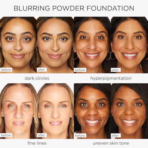 Buildable Powder Foundation for Light-Medium Skin - Blurring & Long Wear, 26N Light-Medium Neutral