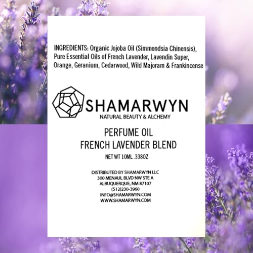 French Lavender Essential Oil Roll-On - Botanical Calm Perfume for Men & Women