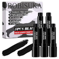 5PCS Eye Black Stick, Sports Face Body Paint for Football, Baseball, Softball ? Anti Glare Under Eye Stick ? Oil Based Black Face Painting Kit for Halloween Skull Skeleton Costume Cosplay Makeup
