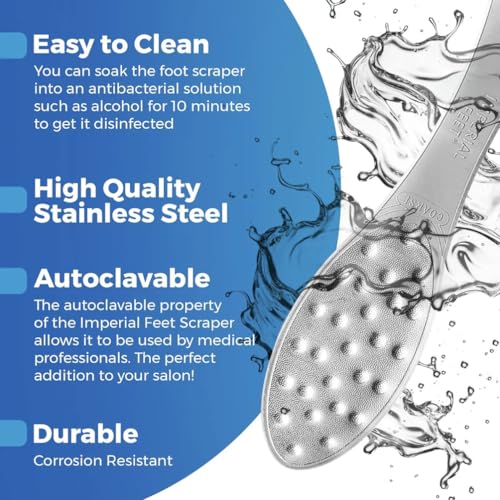Callus Remover with File – Foot Spray & Stainless Steel Tool for Cracked Heels
