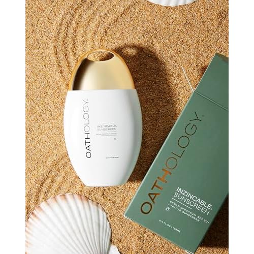 Inzincable¢ç Hybrid Untinted Sunscreen, SPF 50+, 3.4 Fl. Oz., Dermatologist crafted skincare