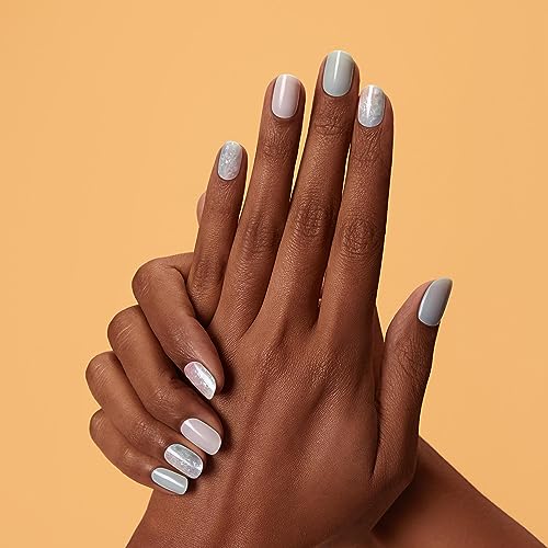 Dashing Diva Glaze Nail Strips - Emerald Marble, Semi-Cured Gel, Long Lasting, 34 Wraps