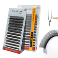 DIY Lash Clusters Natural Wispy: 280Pcs, 30D+40D, Wendy, Ultra-light, Natural, Wispy, Waterproof, Cat Eye, D Curl, 12-16mm Mixed, RR126