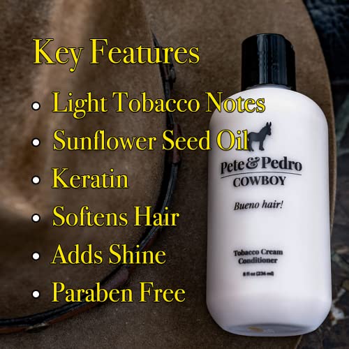 Pete & Pedro Bold & Cowboy Shampoo & Conditioner Set 8.5 oz Each - Manly Scented Hair Care Kit (Variation c)