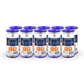 Aquaboon 5 Micron 10x4.5 Pleated Sediment Water Filter Cartridge 10-Pack - Whole House Filtration