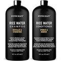 Nourishing Rice Water Shampoo & Conditioner Set - Sulfate-Free, 16oz Each - MYSTÉRE BEAUTÉ