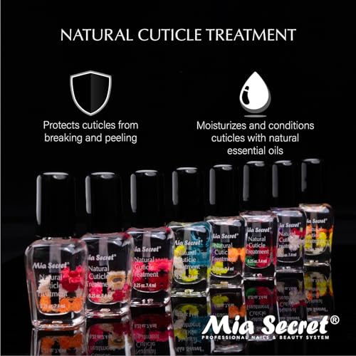 Mia Secret Cuticle Oil Treatment MADE IN USA (Rose, 1/4 oz.)